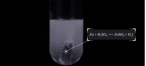 稀硫酸和锌反应放热，锌和稀硫酸反应的现象是什么图2
