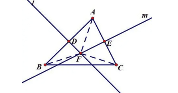 外心是什么线的交点，三角形的外心是什么线的交点图4