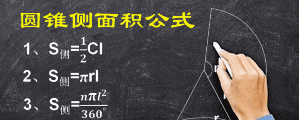 圆锥的侧面积怎么，圆锥形的侧面积怎么图3