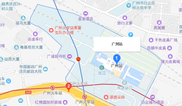 广州站是哪一个站，火车票广州站是哪个站点图2