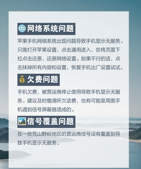 苹果xmax无服务怎么解决，苹果经常无服务什么情况图13