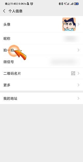 微信怎么拍拍好友，微信怎么使用拍拍功能图4