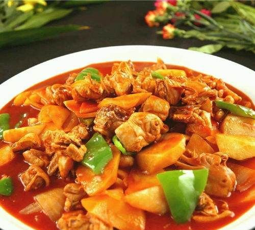 大盘鸡怎样做好吃，鸡腿土豆青椒怎么做大盘鸡图25