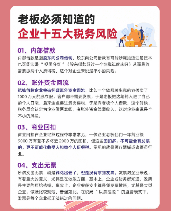 企业税收风险有几种，老板必须知道的企业5大税务风险是什么图2