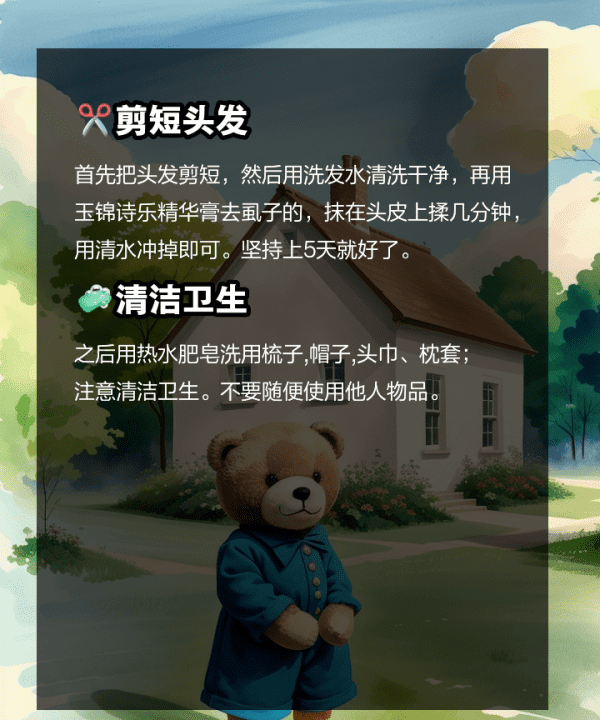 小孩头上长虱子怎么办图3